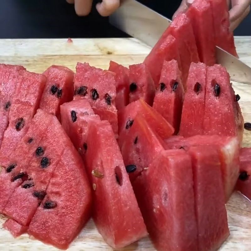 Bước 1 Sơ chế dưa hấu và dứa Nước ép dưa hấu và dứa