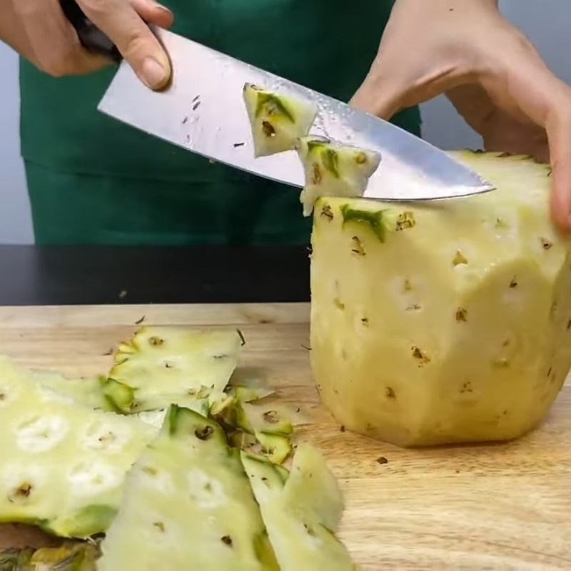 Bước 1 Sơ chế dưa hấu và dứa Nước ép dưa hấu và dứa