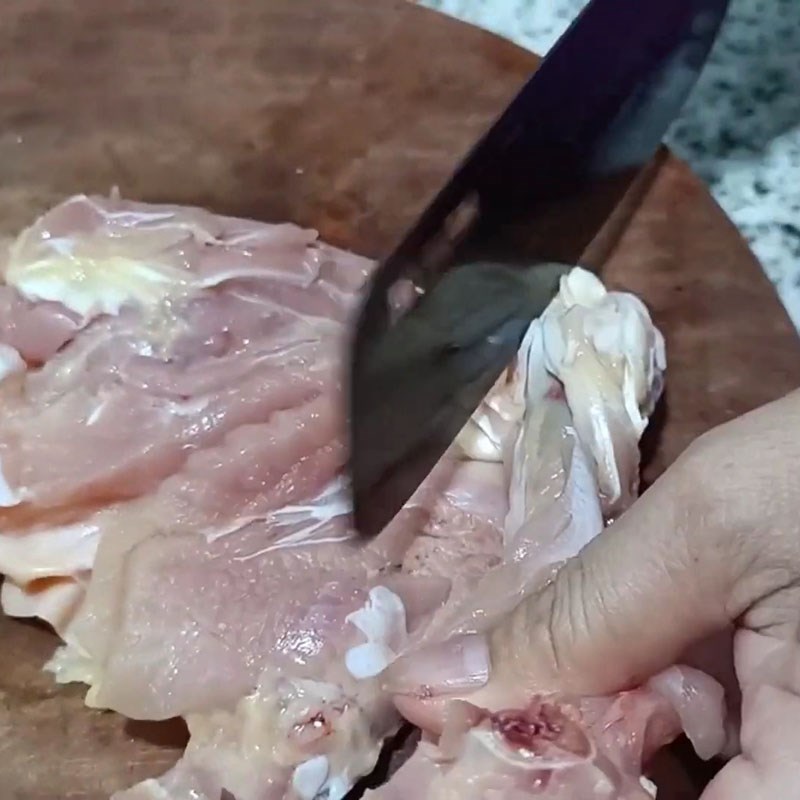 Bước 1 Sơ chế gà Cơm tấm gà nướng