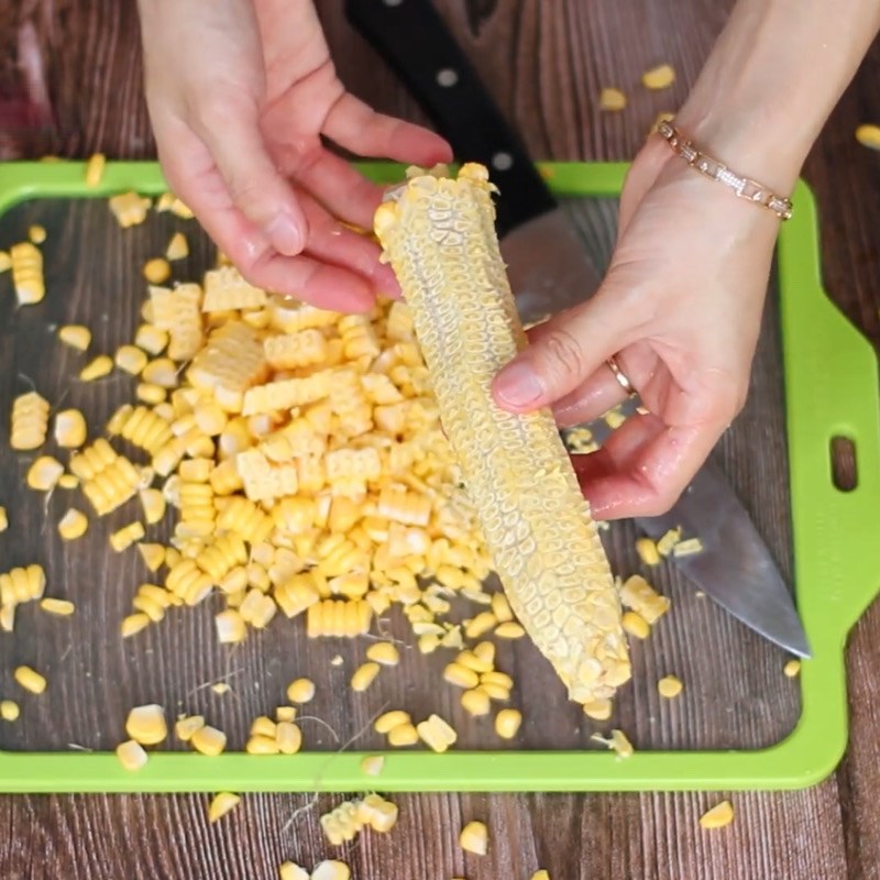 Bước 1 Sơ chế ngô Sữa ngô bằng máy ép chậm
