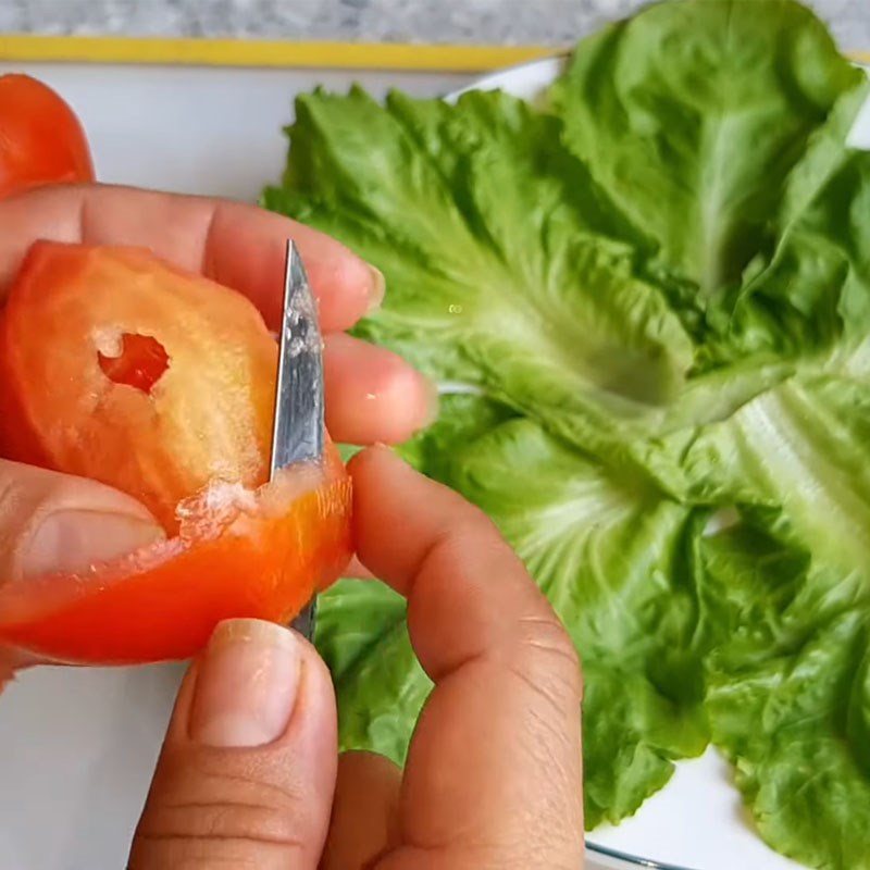 Bước 1 Sơ chế nguyên liệu Gà chiên nước mắm chay
