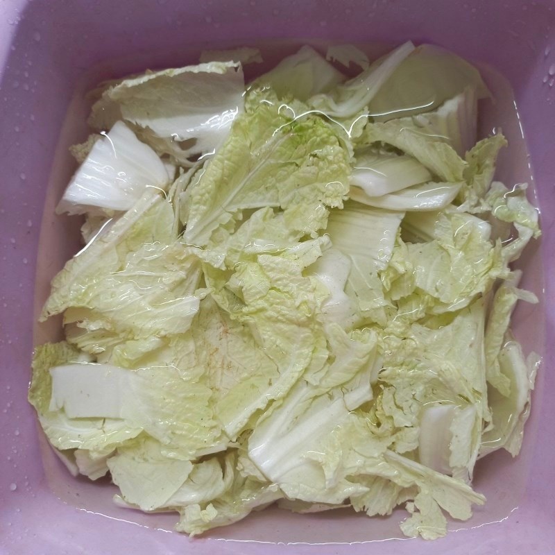 Bước 1 Sơ chế nguyên liệu Phở xào nấm chay