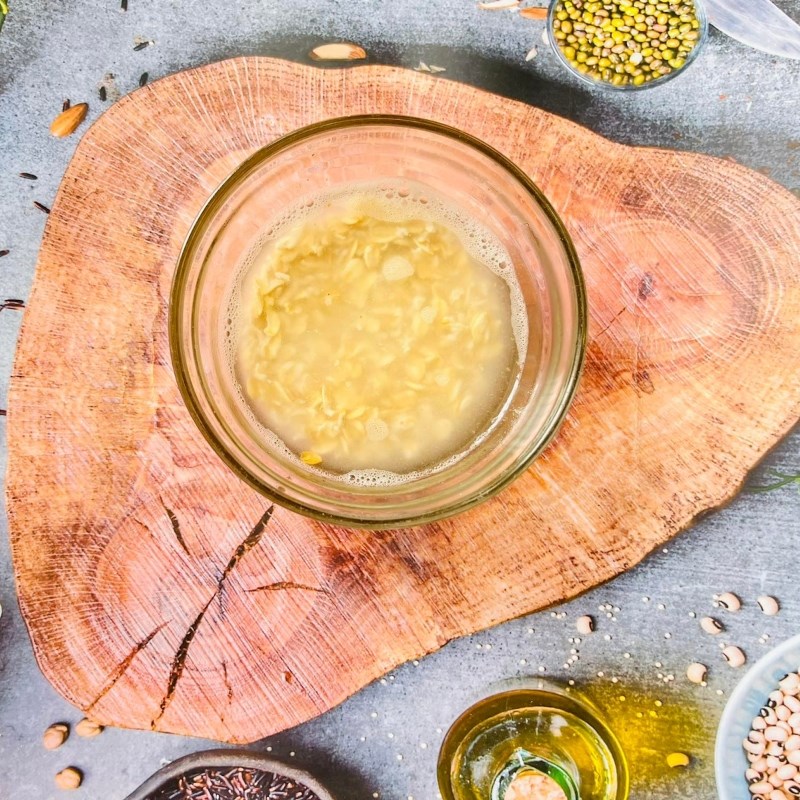 Bước 1 Sơ chế nguyên liệu Sữa hạt điều cacao yến mạch (Công thức được chia sẻ từ người dùng)