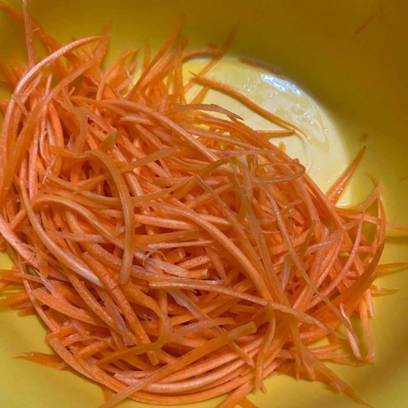 Bước 1 Sơ chế nguyên liệu Bún chả giò chay