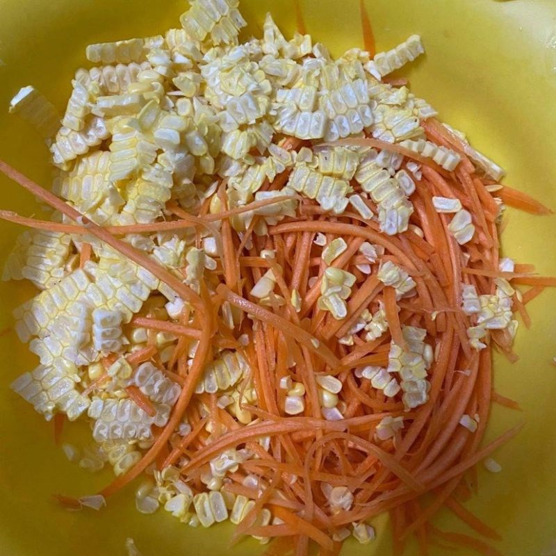 Bước 1 Sơ chế nguyên liệu Bún chả giò chay