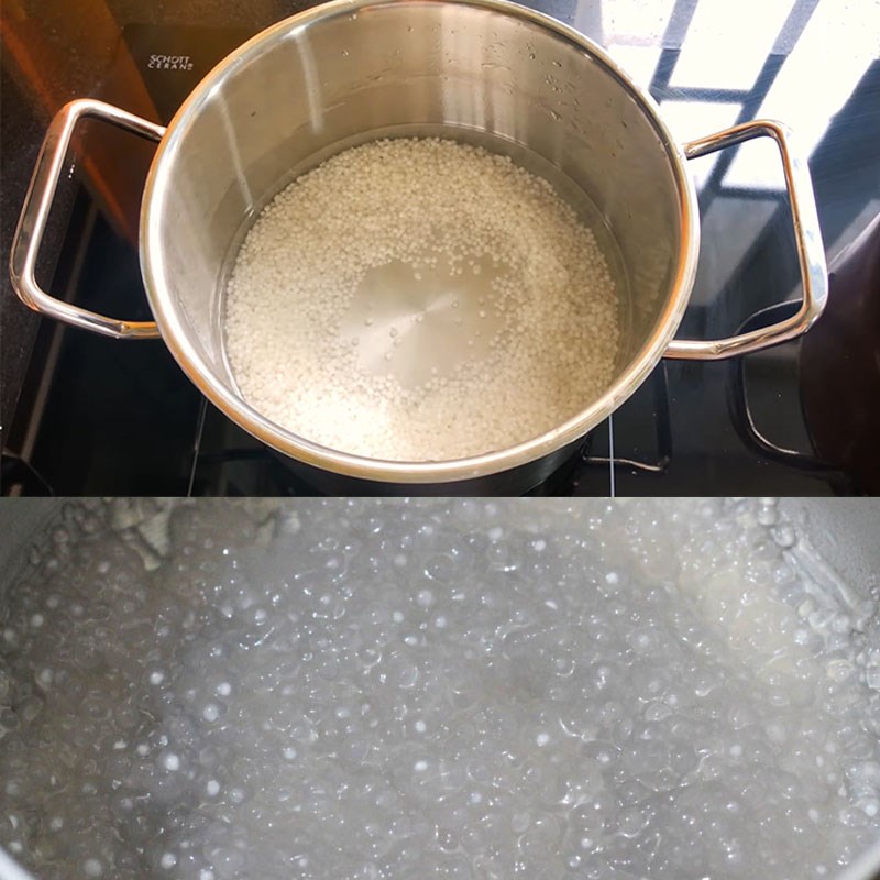 Bước 1 Sơ chế nguyên liệu Cháo bơ thập cẩm chay