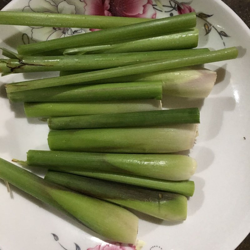 Bước 1 Sơ chế nguyên liệu Trà chanh sả tắc