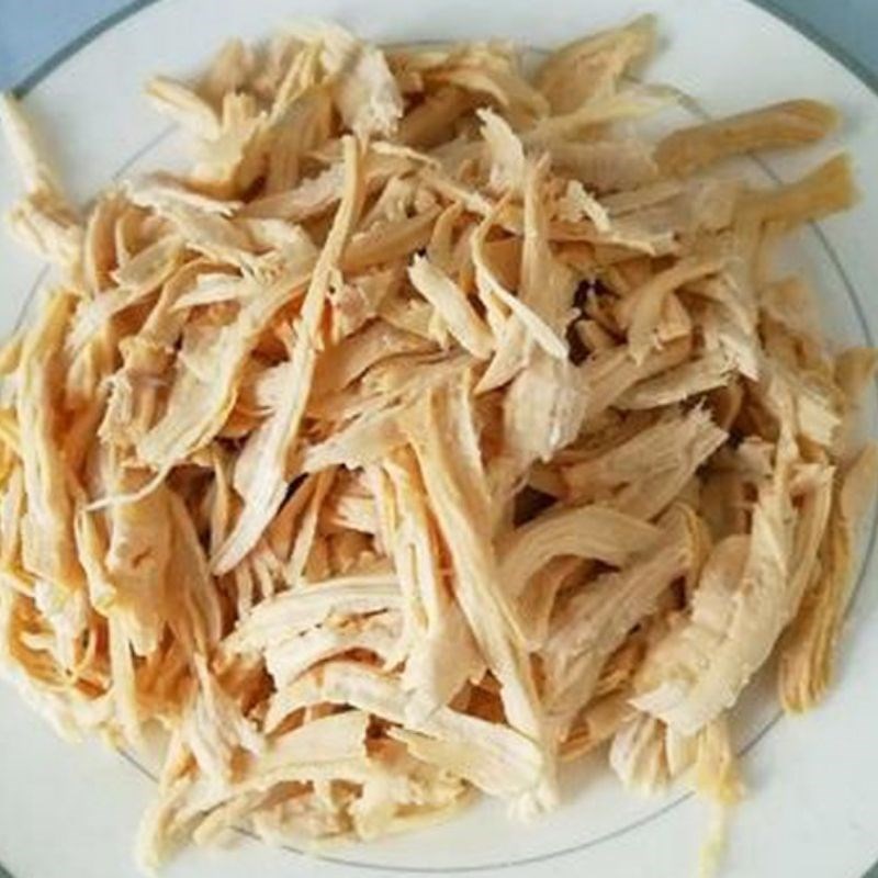 Bước 1 Sơ chế nguyên liệu Khô gà lá chanh
