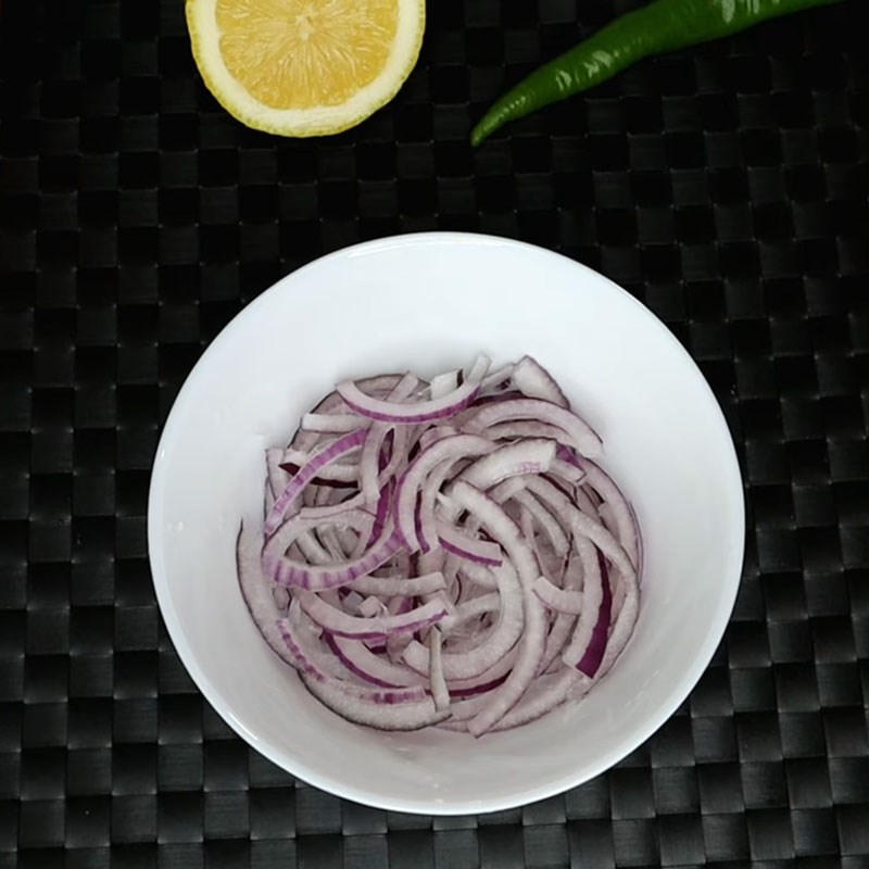 Bước 1 Sơ chế nguyên liệu Rocket salad dưa leo lựu