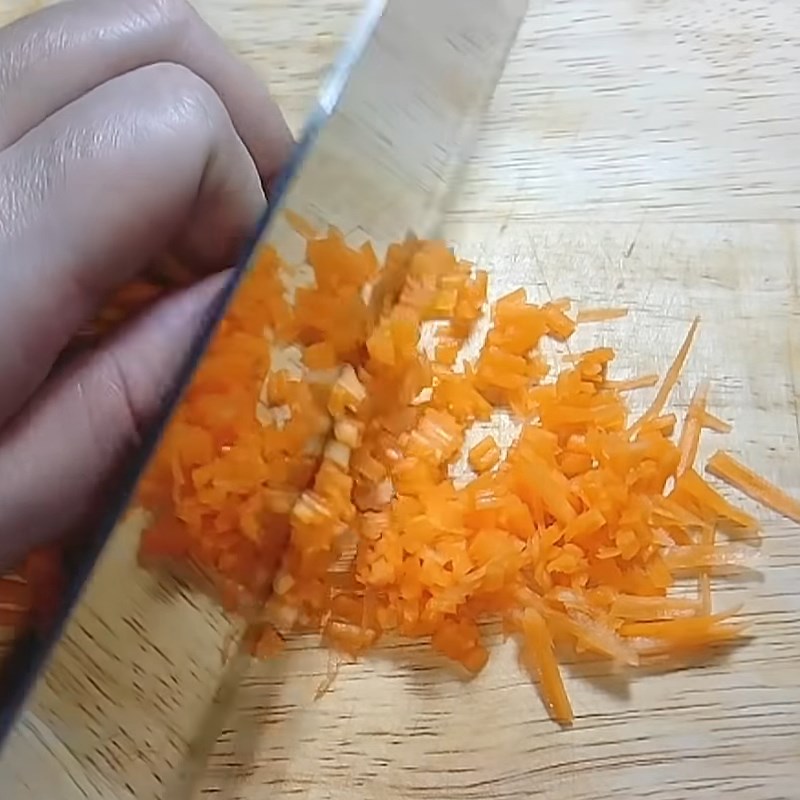 Bước 1 Sơ chế nguyên liệu Bánh nậm chay nhân nấm