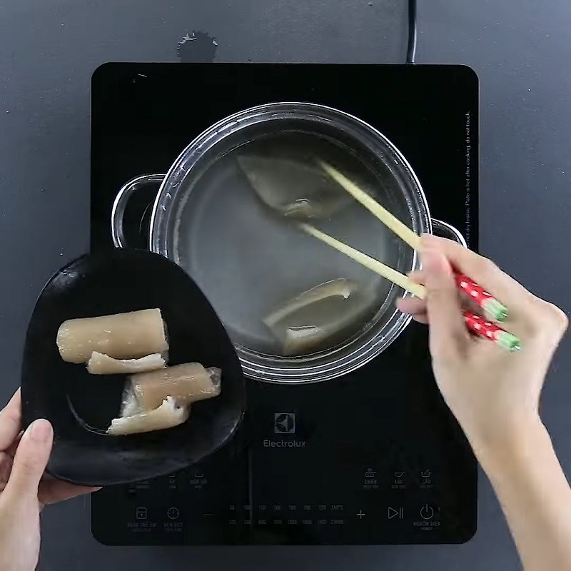 Bước 1 Sơ chế nguyên liệu Pate gan gà không cần hấp