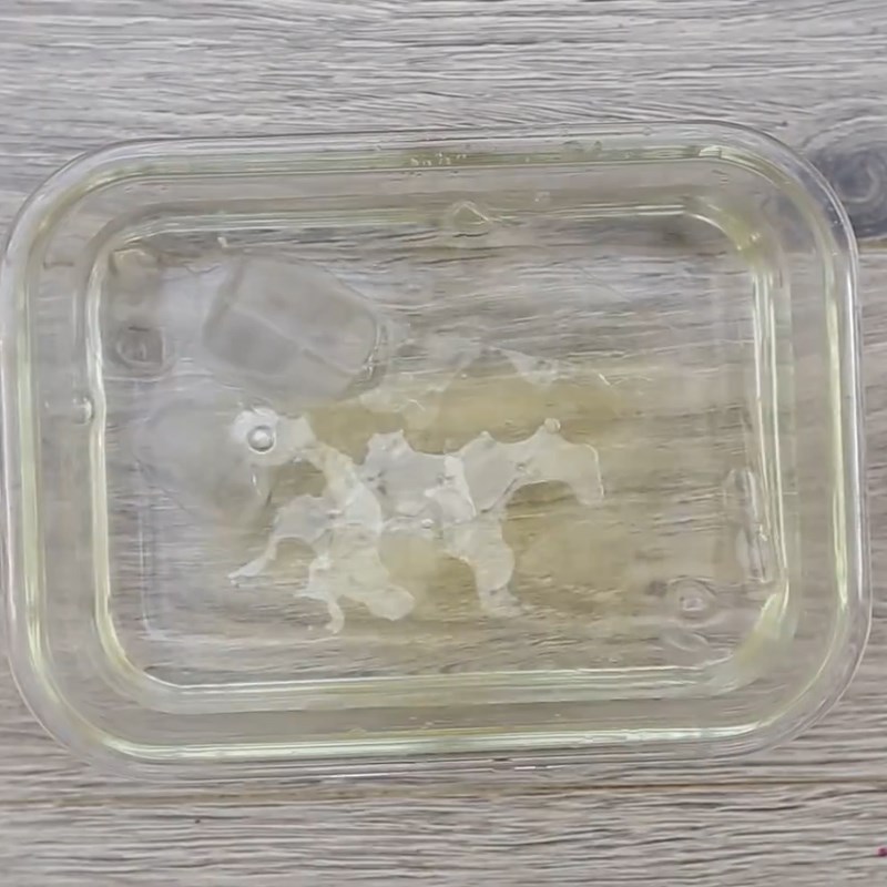 Bước 1 Sơ chế nguyên liệu Pudding sầu riêng
