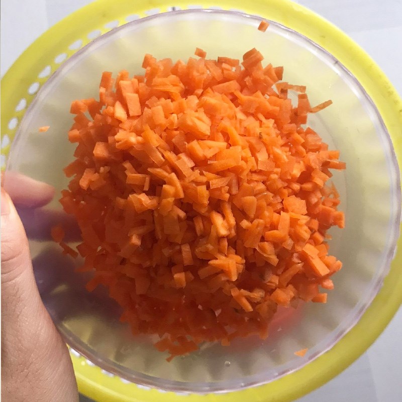 Bước 1 Sơ chế nguyên liệu Mì Ý chay