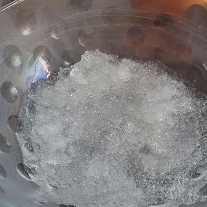 Bước 1 Sơ chế nguyên liệu Chè mủ trôm hạt sen