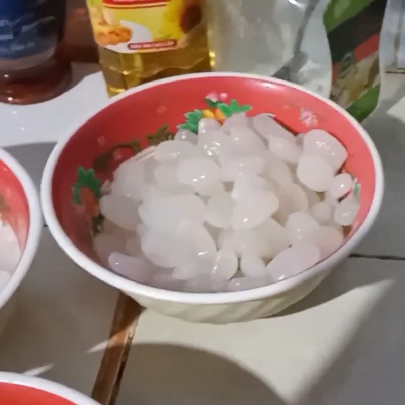 Bước 1 Sơ chế nguyên liệu Chè mít đát thơm (dứa)