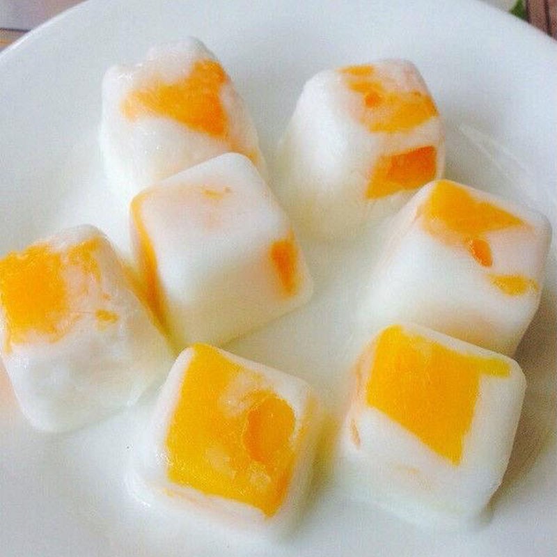 Bước 1 Sơ chế nguyên liệu Sinh tố xoài đào