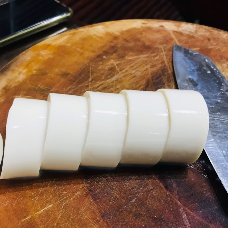 Bước 1 Sơ chế nguyên liệu Đậu hũ non chiên xù (công thức được chia sẻ từ người dùng)