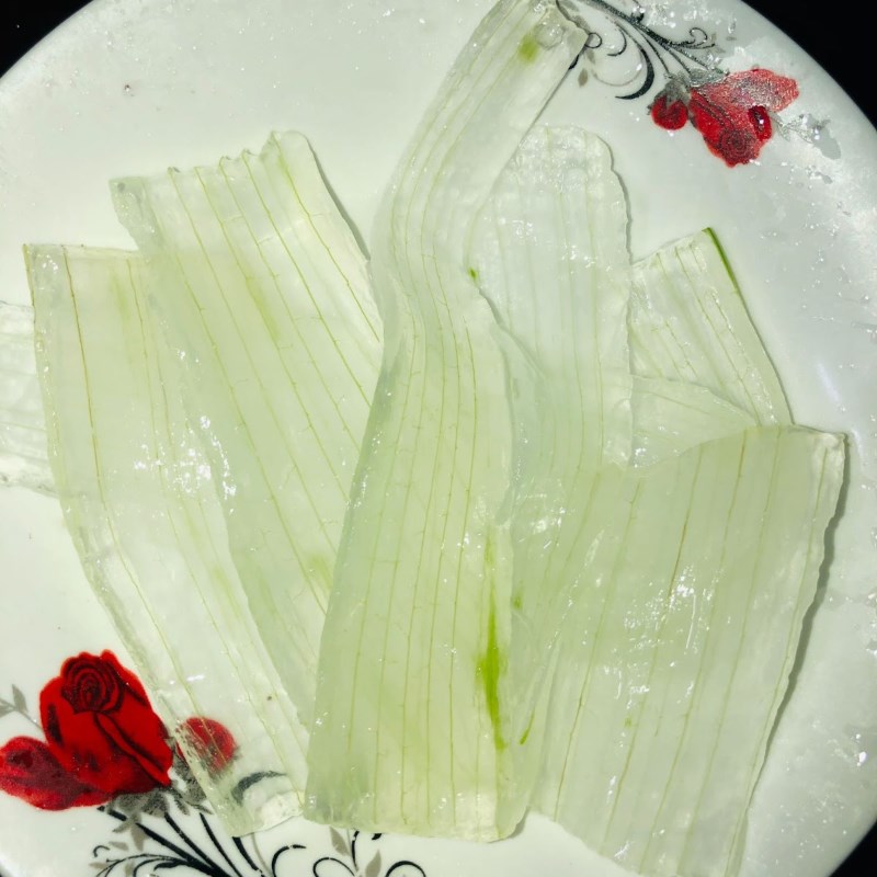 Bước 1 Sơ chế nha đam Sinh tố nha đam