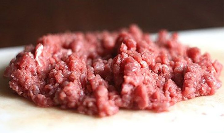 Bước 1 Sơ chế thịt bò Cháo thịt bò khoai lang