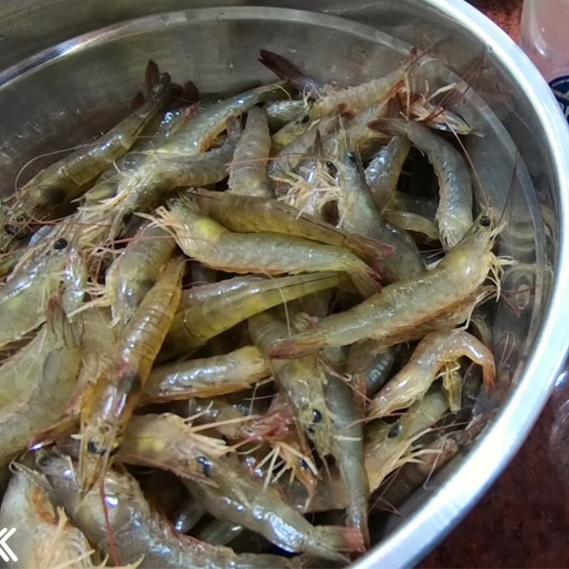Bước 1 Sơ chế và nấu tôm Tôm khô một nắng