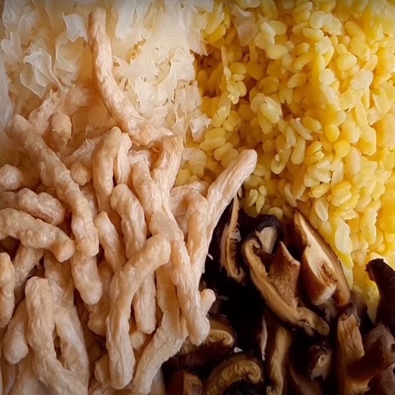 Bước 1 Sơ chế nguyên liệu Bánh cống chay