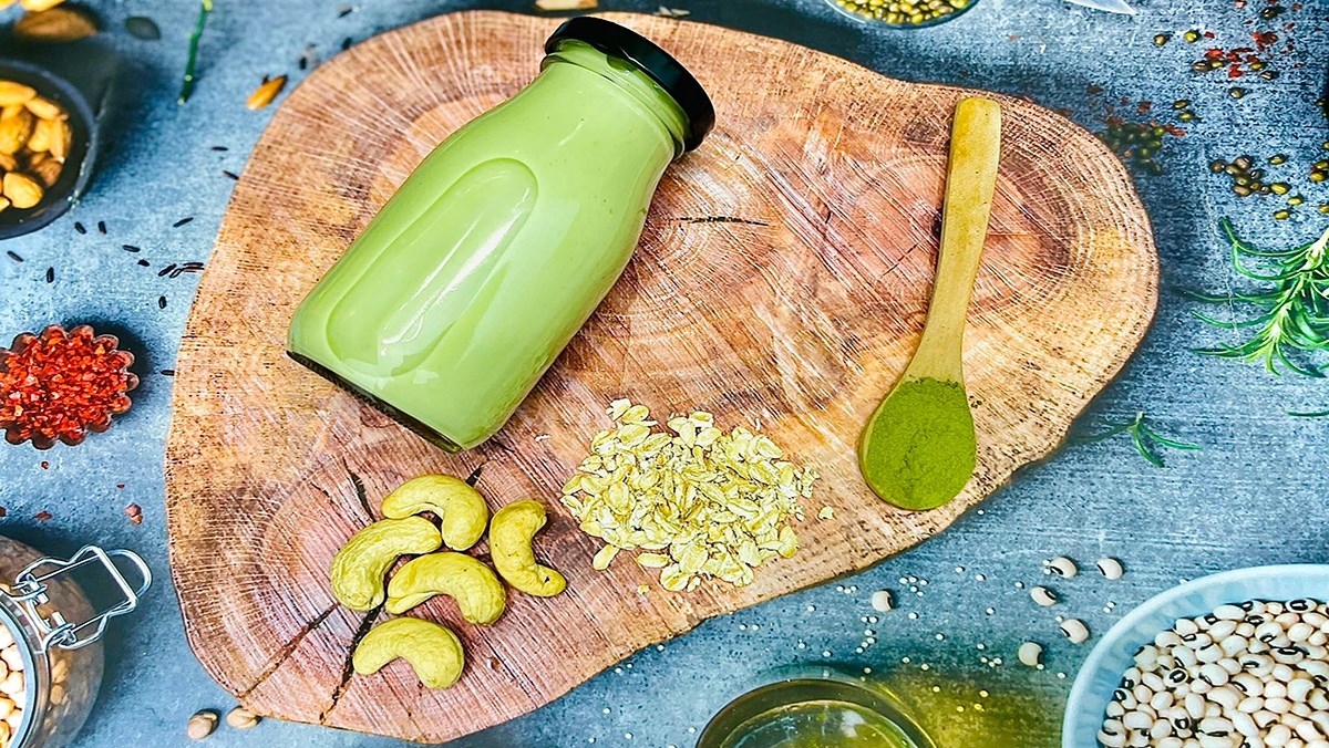 Sữa hạt điều matcha (công thức được chia sẻ từ người dùng)
