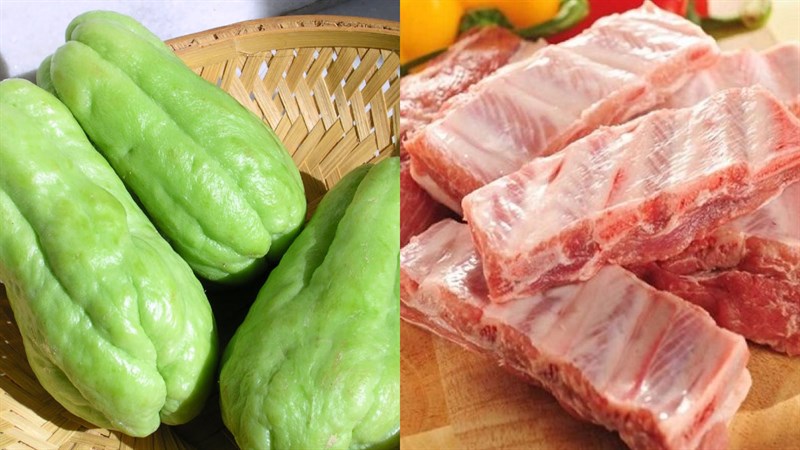 Nguyên liệu món ăn 3 cách nấu canh su su
