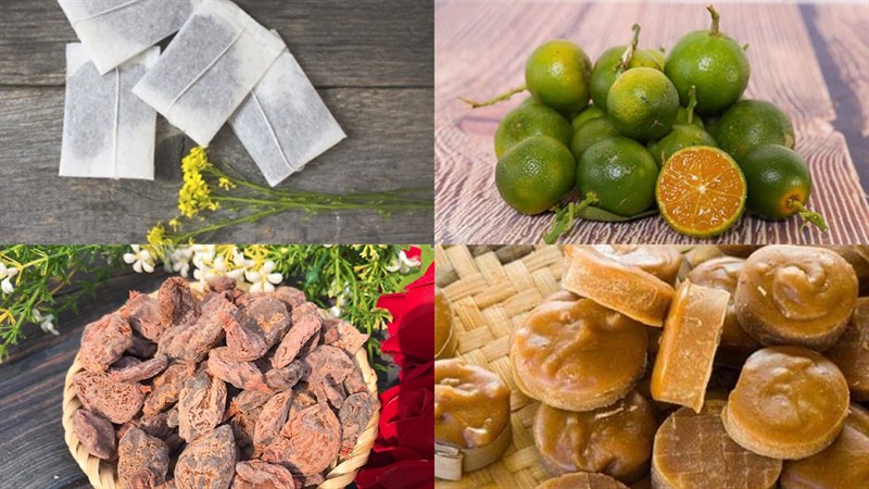 Nguyên liệu món ăn trà tắc xí muội