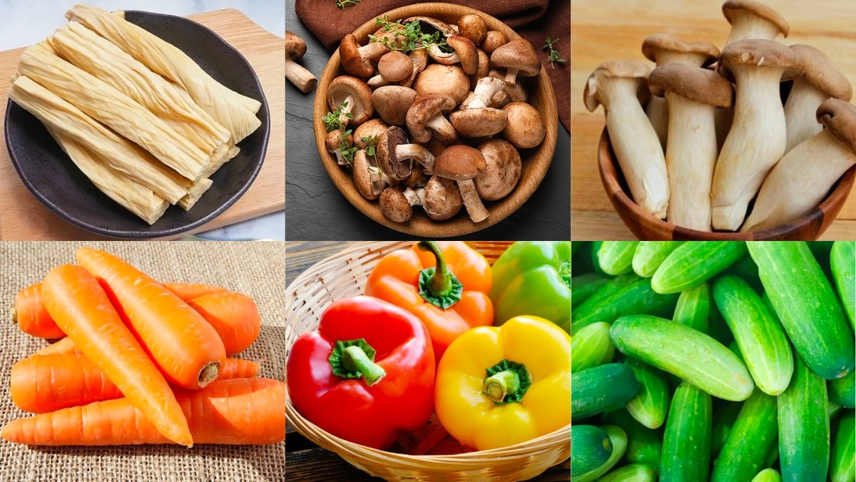 Nguyên liệu món ăn tàu hũ ky kho