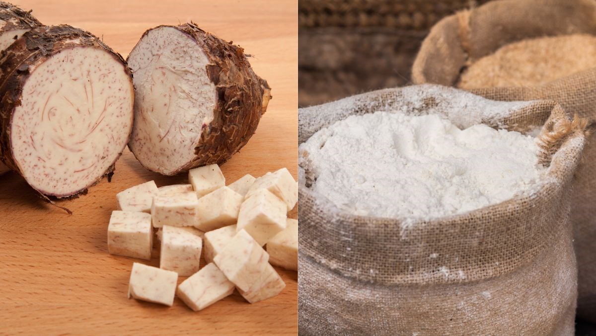 Nguyên liệu món ăn thạch khoai môn dẻo