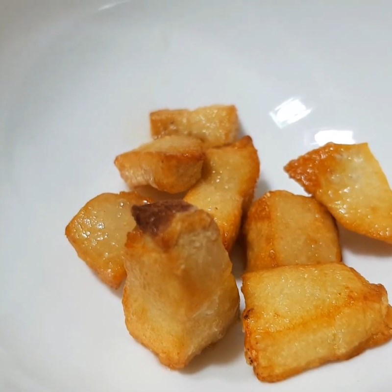Bước 5 Thắng tóp mỡ Hủ tiếu giò heo tóp mỡ sa tế