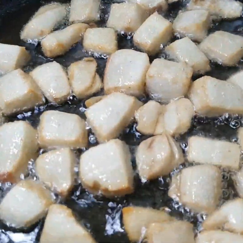 Bước 5 Thắng tóp mỡ Hủ tiếu giò heo tóp mỡ sa tế