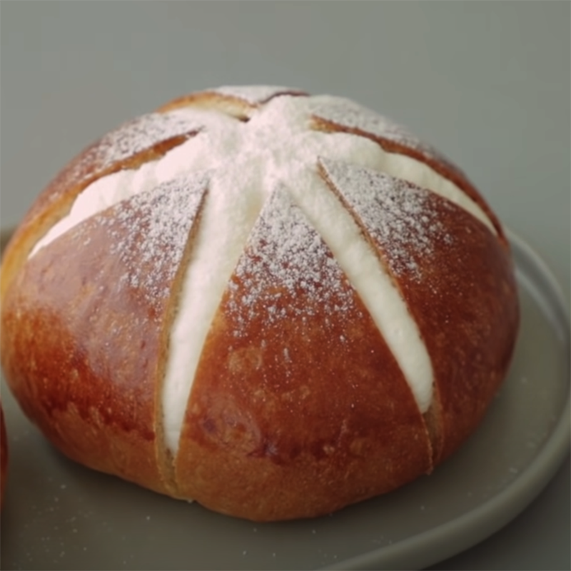 Bước 9 Thành phẩm Bánh mì nhân kem sữa