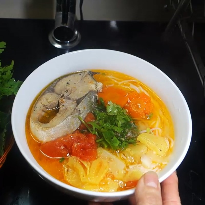 Bước 7 Thành phẩm Bún cá cam