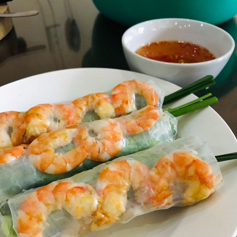Bước 6 Thành phẩm Gỏi cuốn tôm thịt