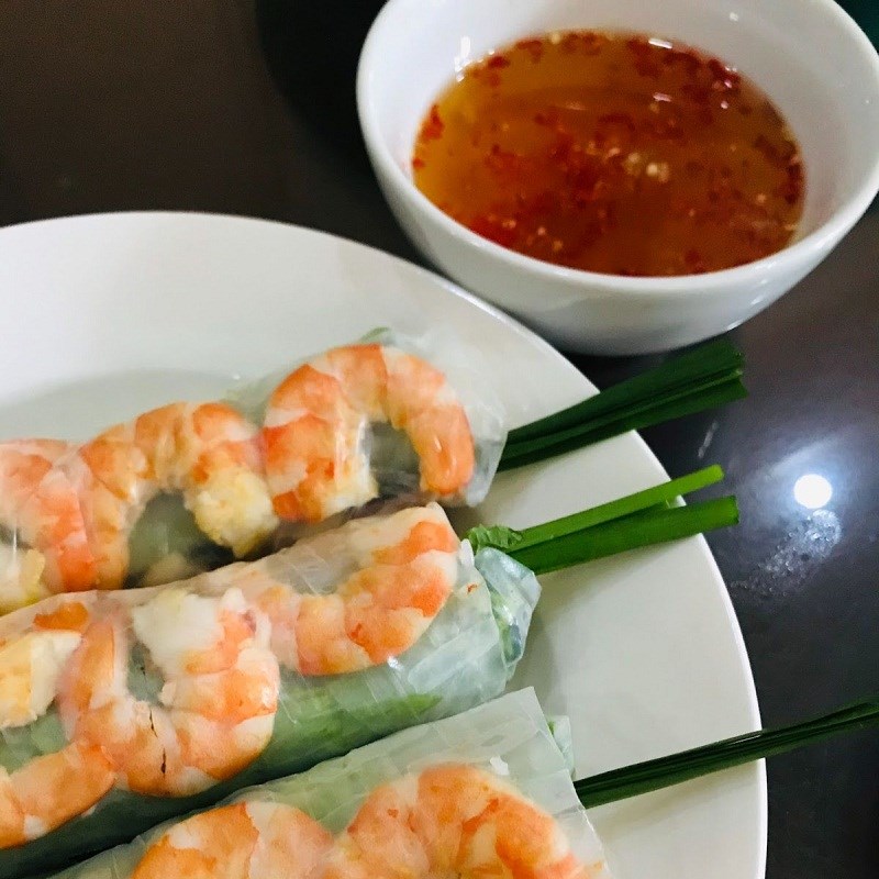 Bước 6 Thành phẩm Gỏi cuốn tôm thịt