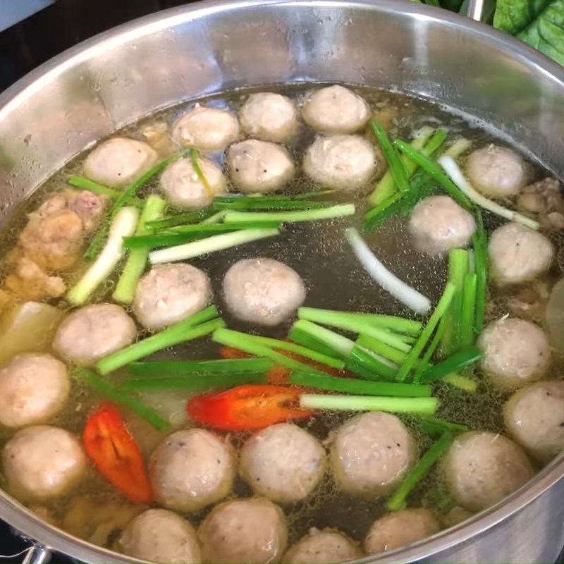 Bước 5 Thành phẩm Lẩu bò viên chua cay