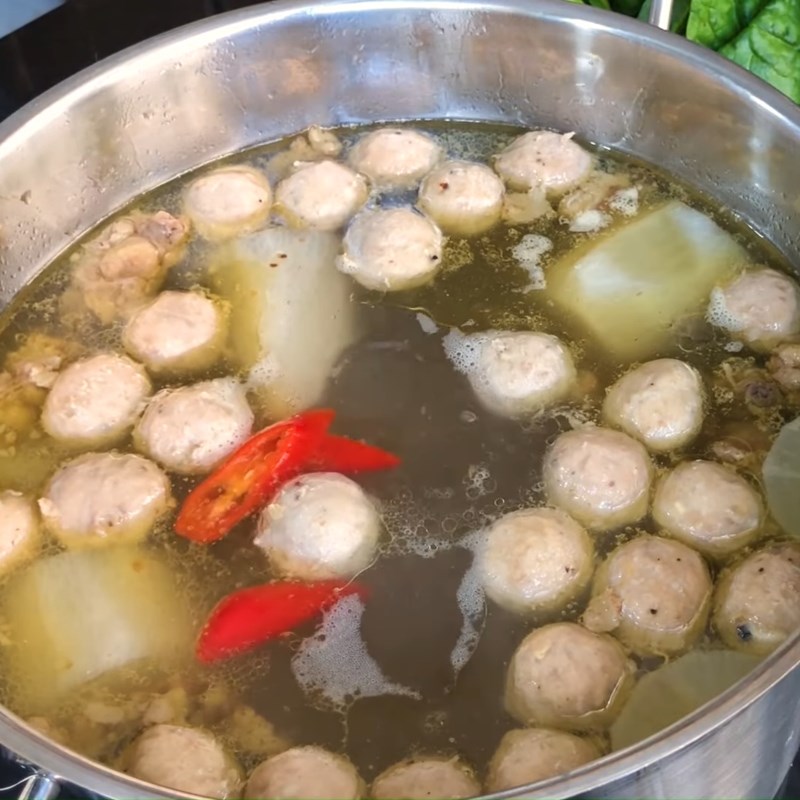 Bước 5 Thành phẩm Lẩu bò viên chua cay