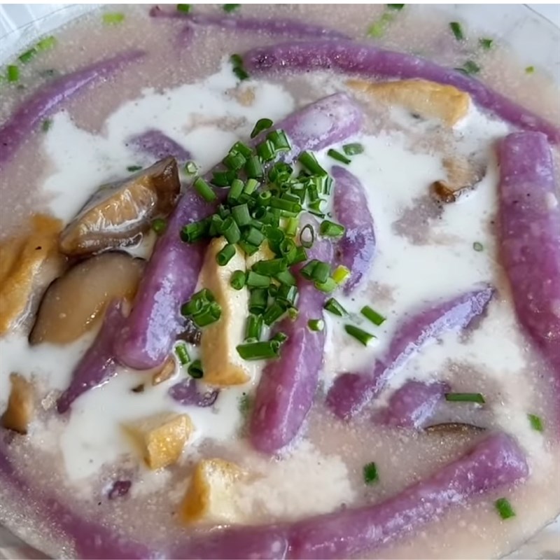 Bước 6 Thành phẩm Bánh canh khoai mỡ chay