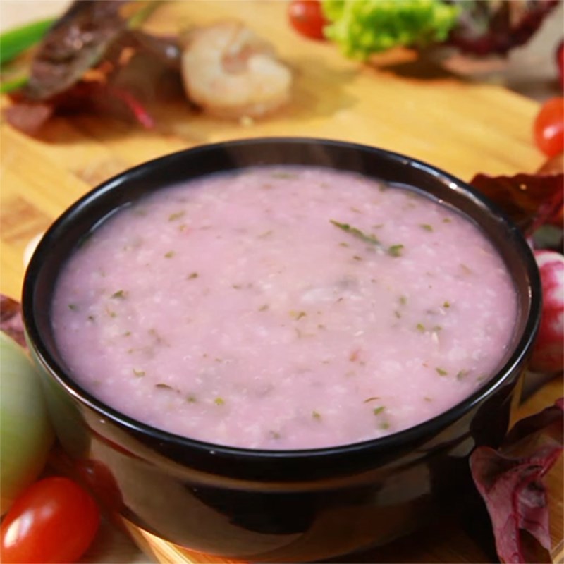 Bước 4 Thành phẩm Cháo tôm rau dền