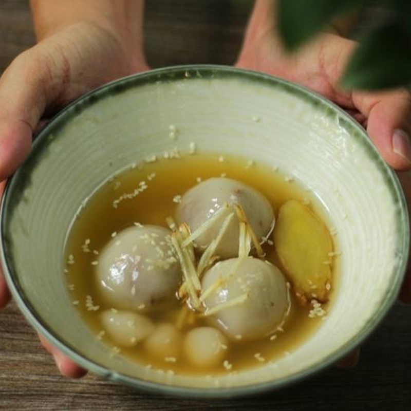 Bước 7 Thành phẩm Chè trôi nước nhân đậu đỏ