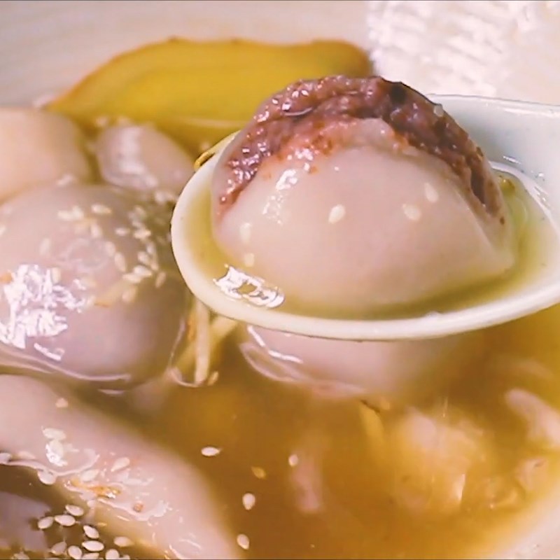Bước 7 Thành phẩm Chè trôi nước nhân đậu đỏ
