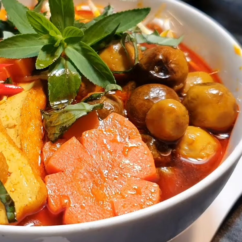 Bước 7 Thành phẩm Hủ tiếu bò kho chay
