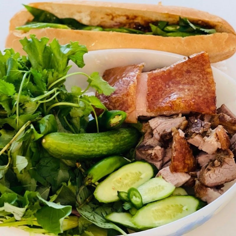 Bước 5 Thành phẩm Thịt heo nướng da giòn