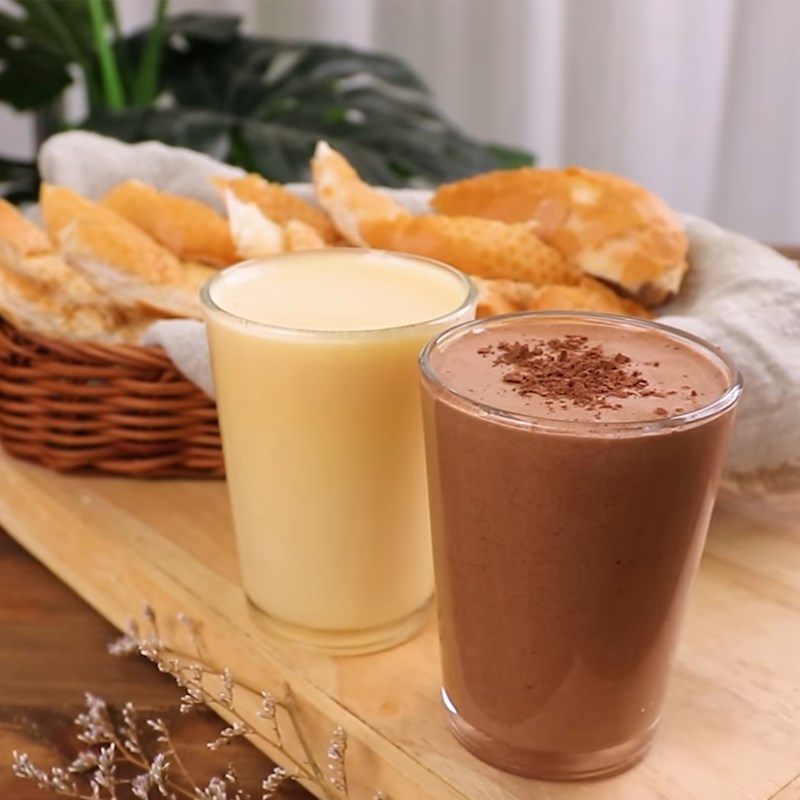 Bước 3 Thành phẩm Kem trứng chấm bánh mì