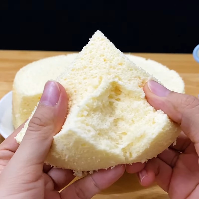 Bước 5 Thành phẩm Bánh bông lan bằng máy xay sinh tố và xửng hấp