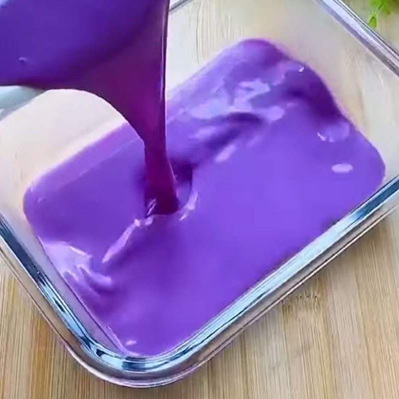 Bước 4 Thành phẩm Pudding khoai môn từ khoai môn tươi