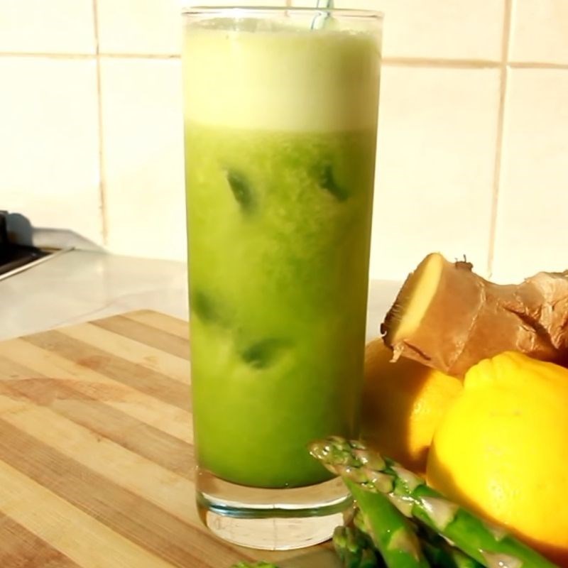 Bước 3 Thành phẩm Nước ép măng tây