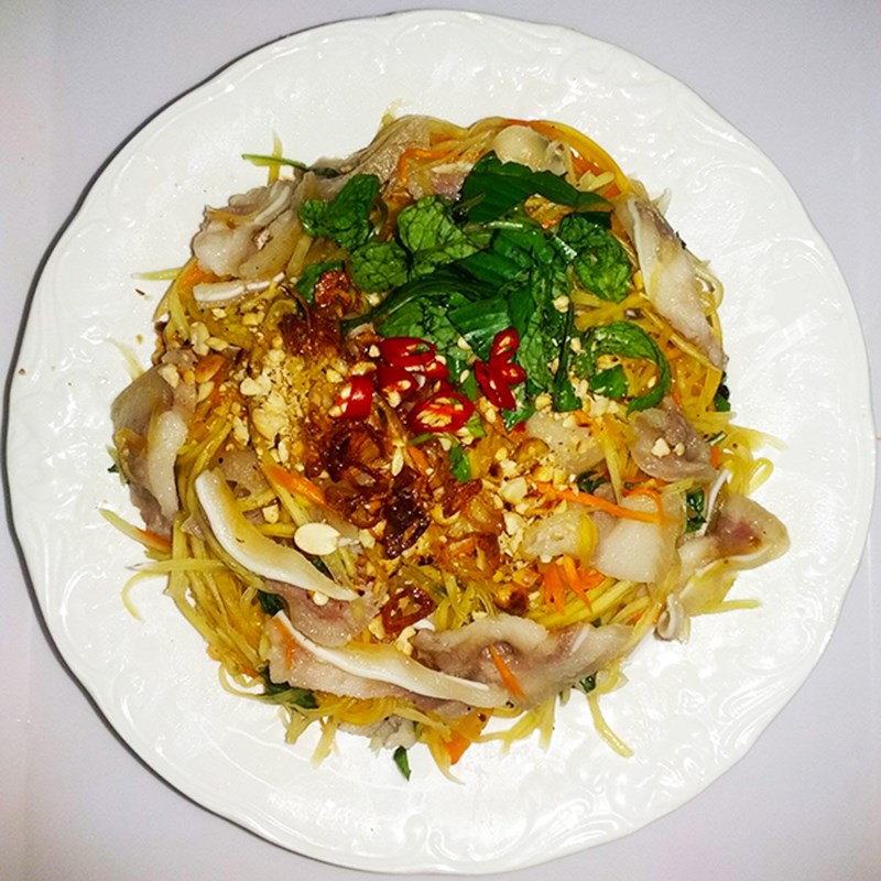 Bước 5 Thành phẩm Gỏi (nộm) đu đủ tai heo