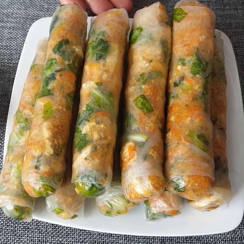 Bước 6 Thành phẩm Bì cuốn chay từ tàu hũ ky và đậu hũ